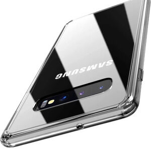 TOZO for Samsung Galaxy S10 Case 6.1 Inch Clear Hybrid PC+TPU Soft Grip NEW